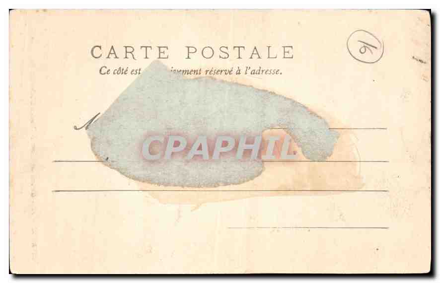 CPA Cognac galerie interieur de l'ancien cloitre des Cordeliers  — Rückseite