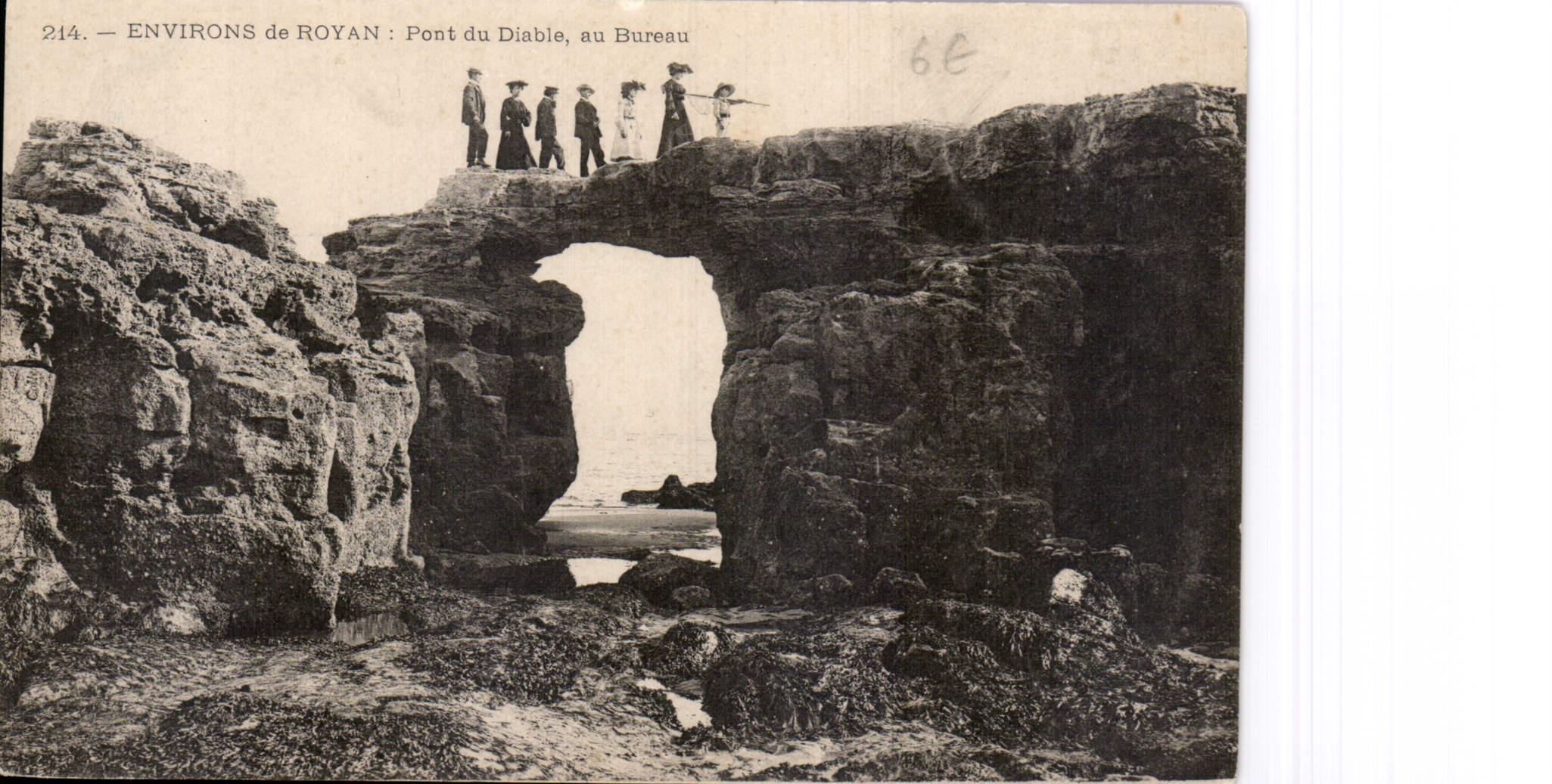 CPA Environs de Royan pont du Diable au Bureau 