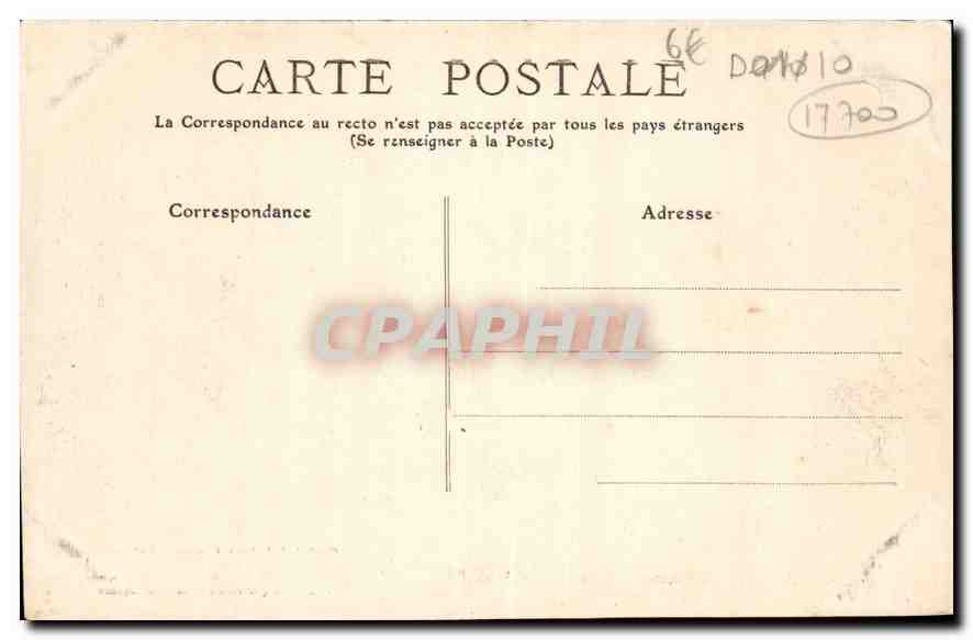 CPA Surgeres Chateau porte monumentale  — Back