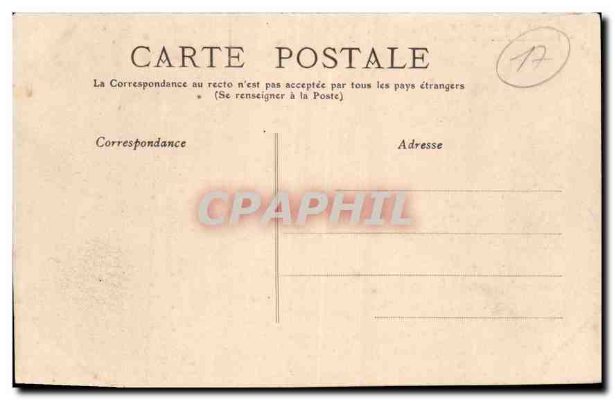 CPA Meschers entree de l'ancien temple  — Verso