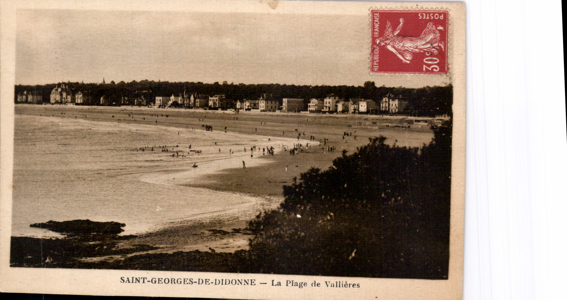 CPA Saint Georges de Didonne la plage de Vallieres 
