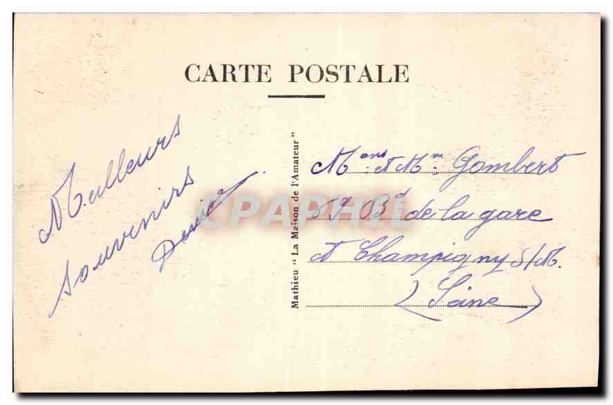 CPA Saint Georges de Didonne la plage de Vallieres  — Verso