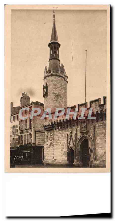 CPA La Douce France la Rochelle l'Hotel de Ville 