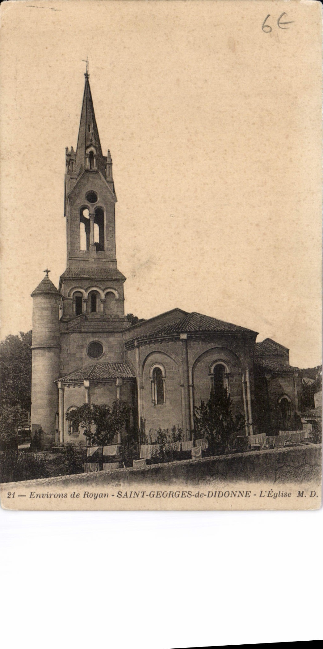 Saint-Georges-de-Diddonne — L'Église — M. D. (éditeur non visible)