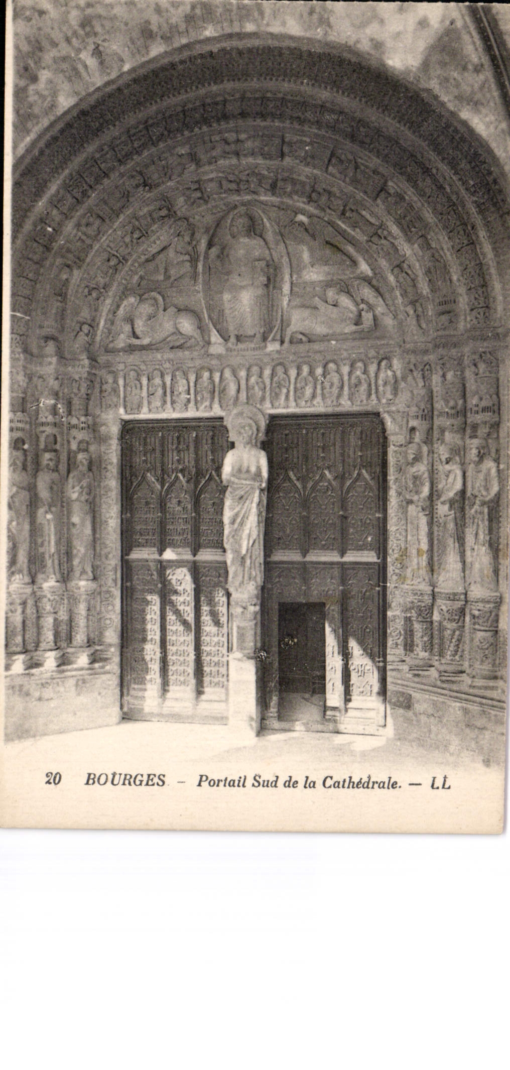 CPA Bourges portail sud de la Cathedrale 