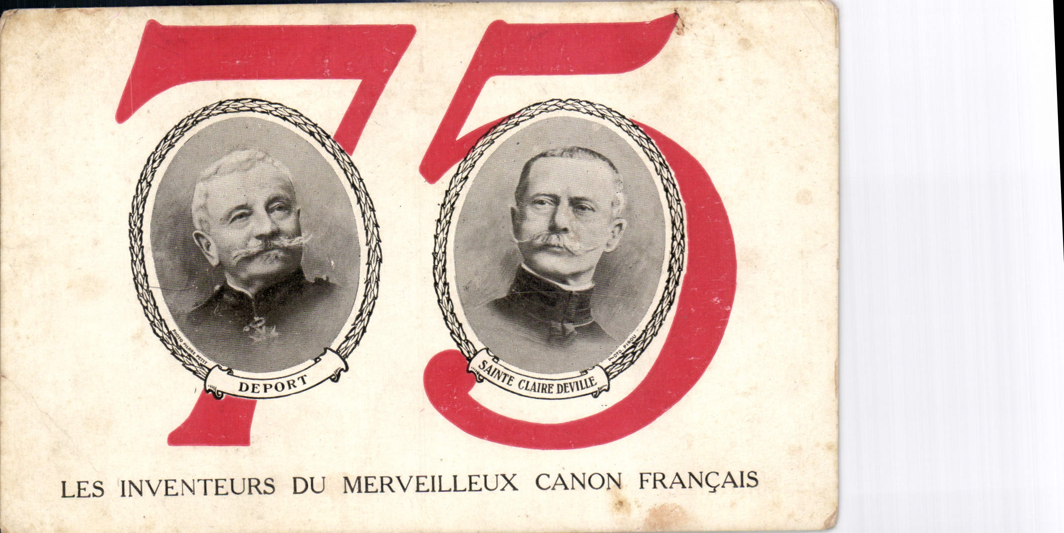 CPA Les inventeurs du merveilleux canon francais Militaria