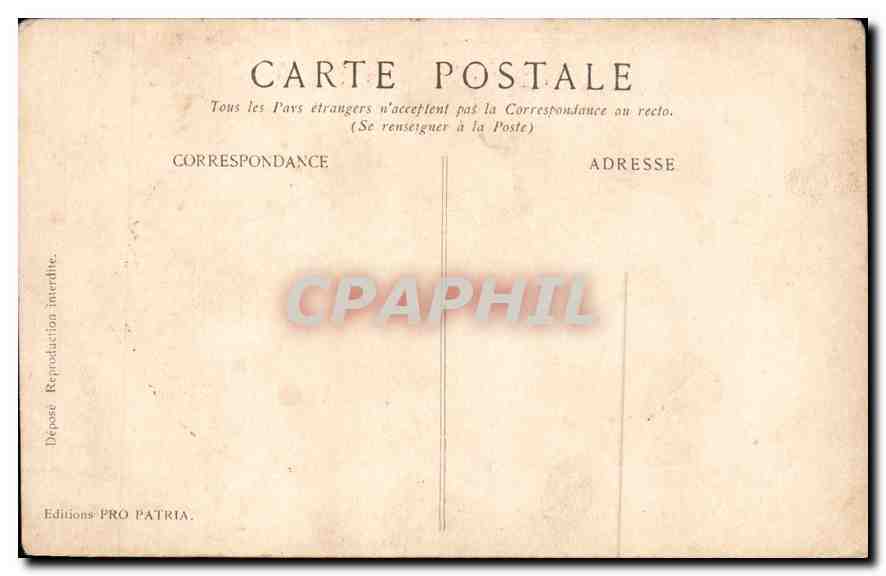CPA Les inventeurs du merveilleux canon francais Militaria — Rückseite