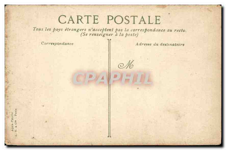 CPA Paris Square Cluny — Rückseite