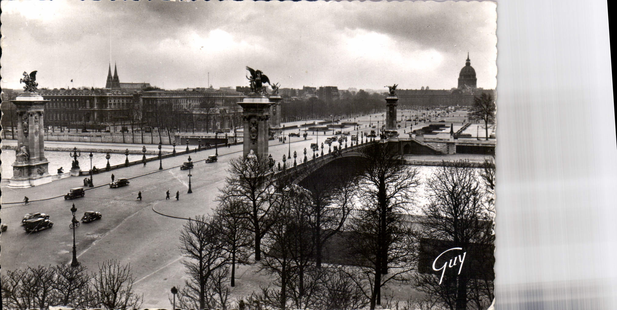 CPA Paris et ses Merveilles le pont Alexandre III et l'esplanade des Invalides 
