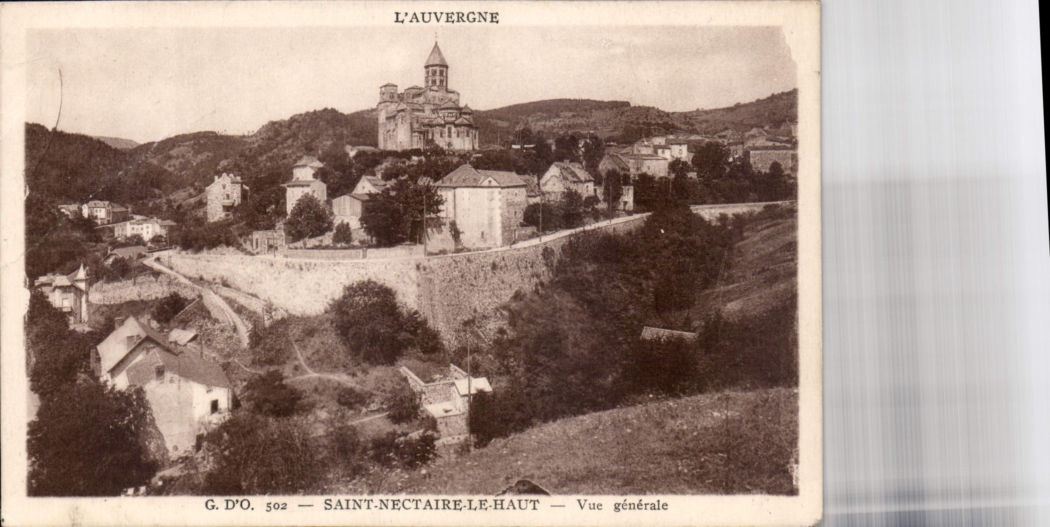 CPA Saint Nectaire le Haut vue generale 