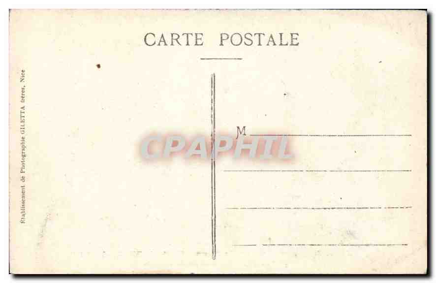 CPA Gorges superieires du Cians route de Beuil A M par la Ligne du Sud de la France  — Verso