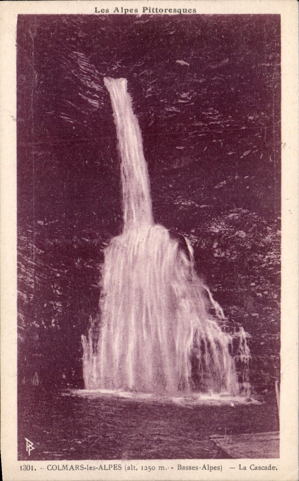 CPA Les Alpes pittoresque Colmars les Alpes la Cascade 