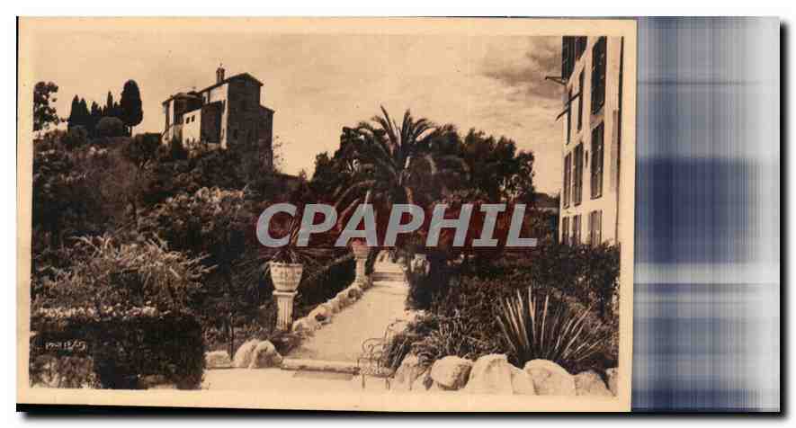 CPA Monastere de l'Annonciade Vue prise des Jardins de l'Hotel Annonciata Menton France 