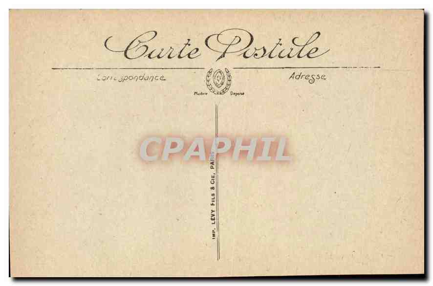 CPA Nice Un coin du Jardin du Roi Albert 1er — Rückseite