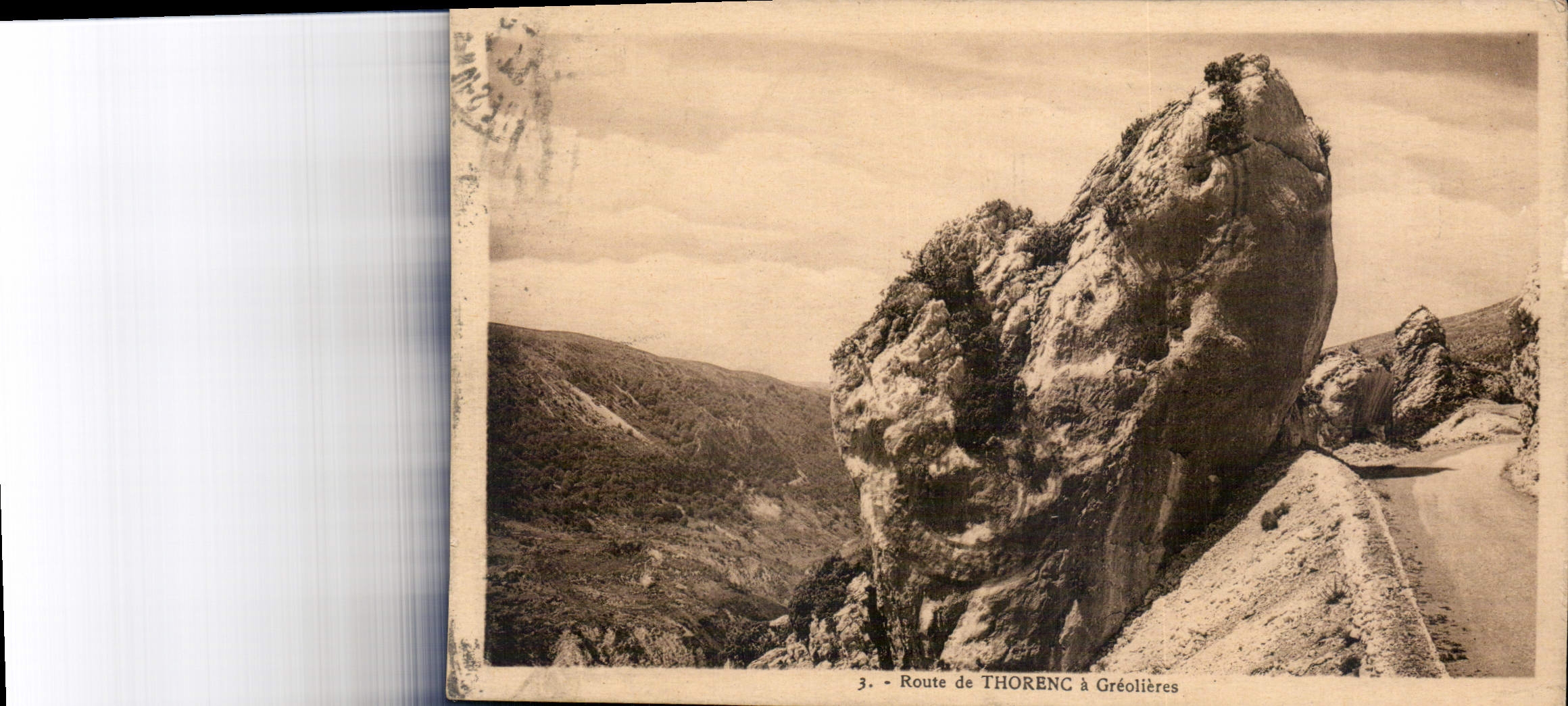 CPA Route de Thorenc a Greollieres 