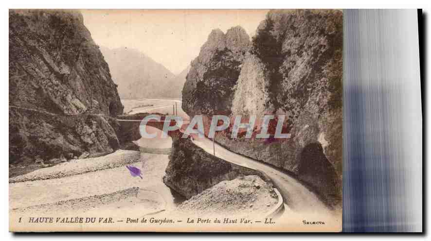 Hohe Tal des Var — Brücke von Gueydon — Tor des Hochvars — Sélecta