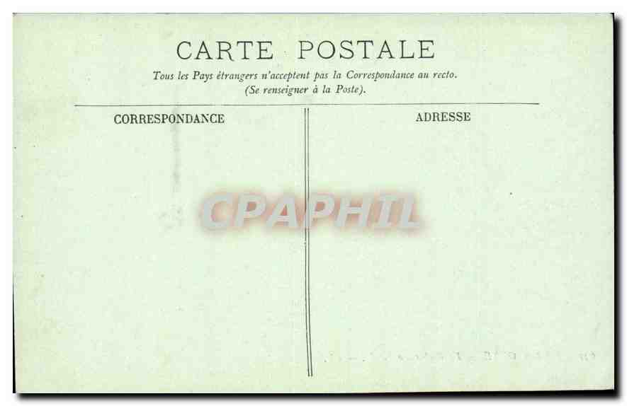 CPA La Napoule Le Rocher du Pendu  — Rückseite