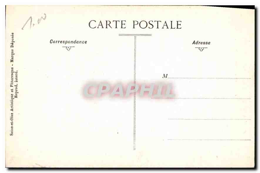 CPA Corbeil S et O Eglise St Spire Chapelles Laterales  — Back
