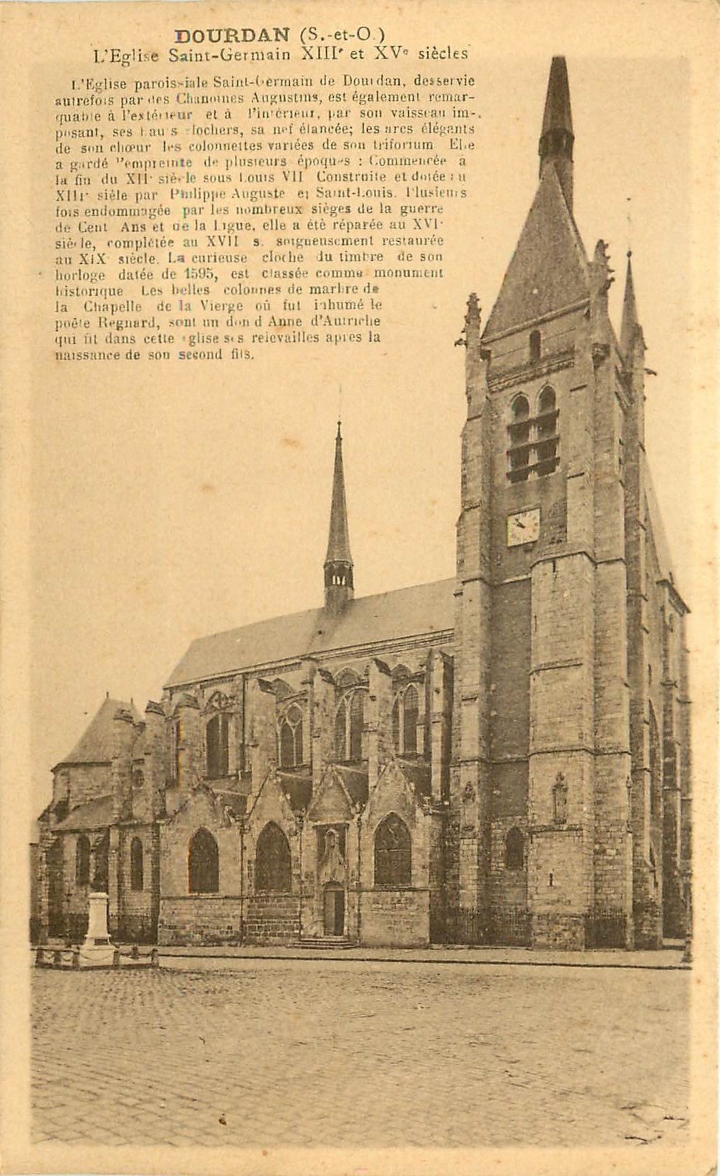 CPA Dourdan S et O L'Eglise Saint Germain 