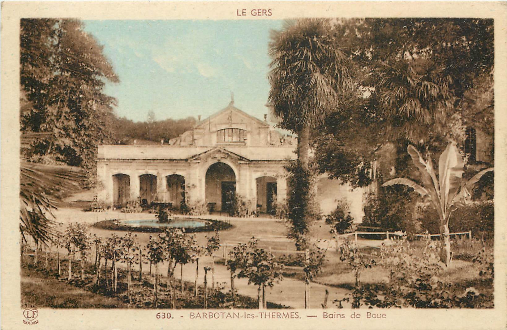 Barbotan-les-Thermes — Bains de Boue — Éditeur Labouche frères, n° 630