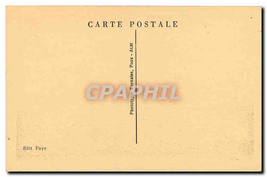 CPA Le Lot et Garonne Illustre Agen La Cathedrale St Caprais  — Back