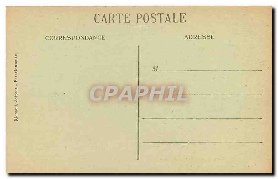 CPA Les Alpes Pittoresques Lacets a la desente du Col de Vars sur Guillestre  — Rückseite