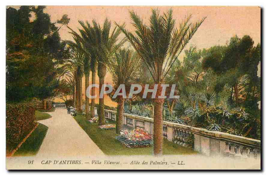 CPA Cap d'Antibes Villa Eilenroc Allee des Palmiers 
