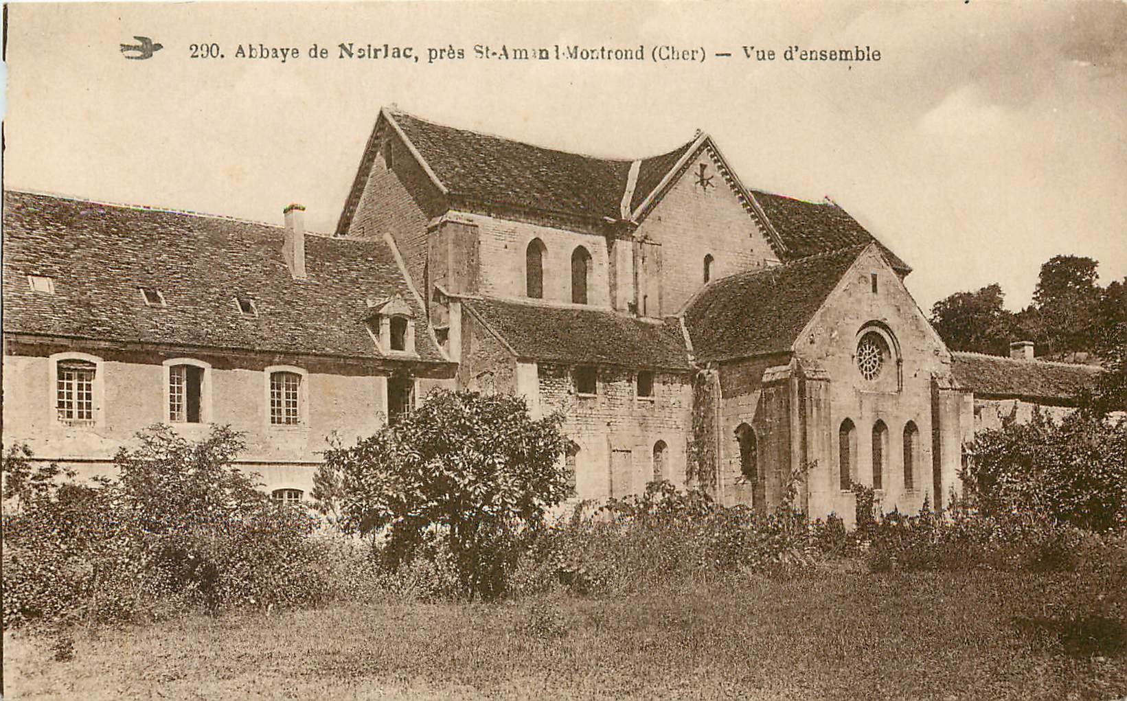 Abbaye de Nsiriac, près St-Amand-Montrond (Cher) — Vue d'ensemble — Éditeur non identifié, n° 290