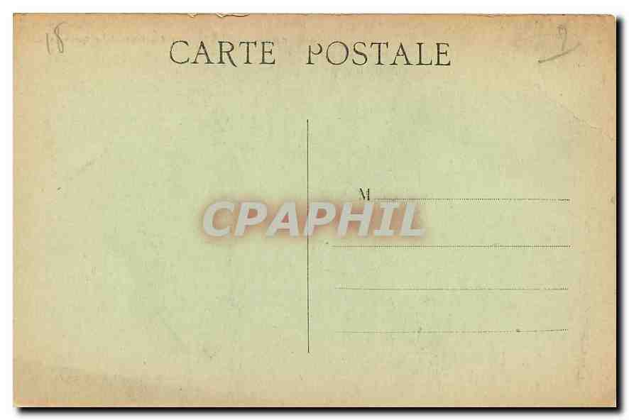 Bourges - Vue Générale, prise du Palais Jacques-Cœur — n° 5026 — A. Auxeland, éditeur Bourges — Rückseite