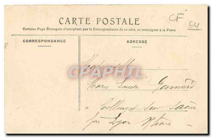 Château du Roy Charles VII à Mehun-sur-Yèvre (Côté de Bourges) — E. Angier - Bazar - Mehun-sur-Yèvre — Verso