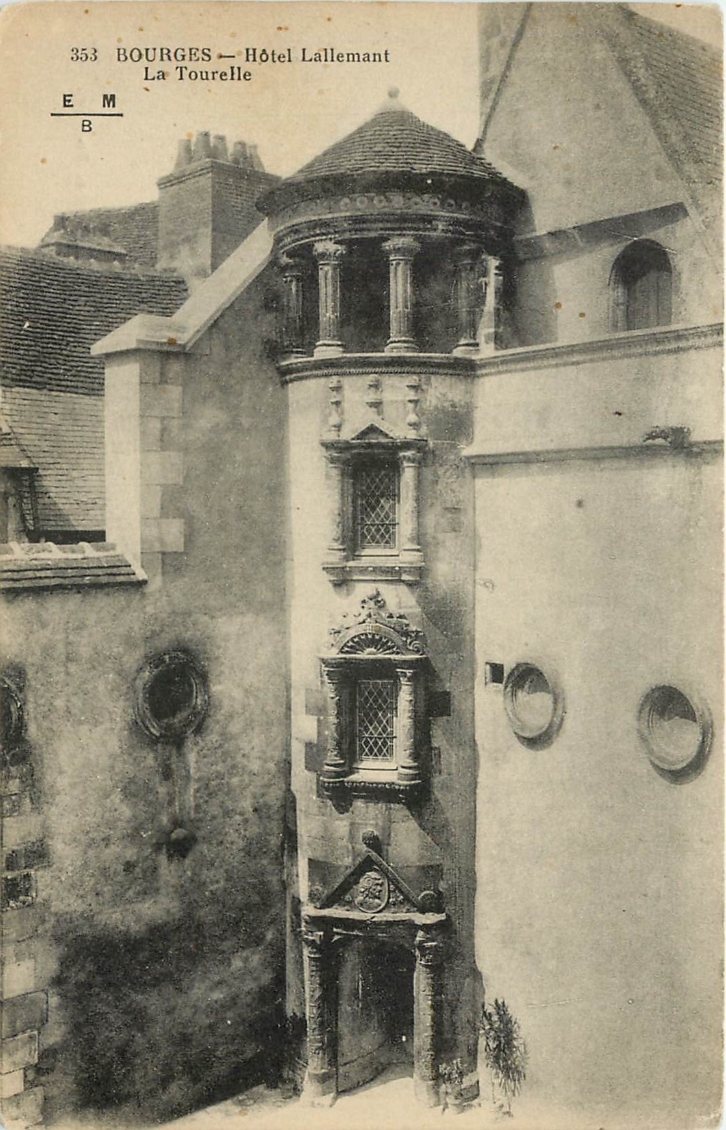 CPA Bourges Hotel Lallemant La Tourelle 