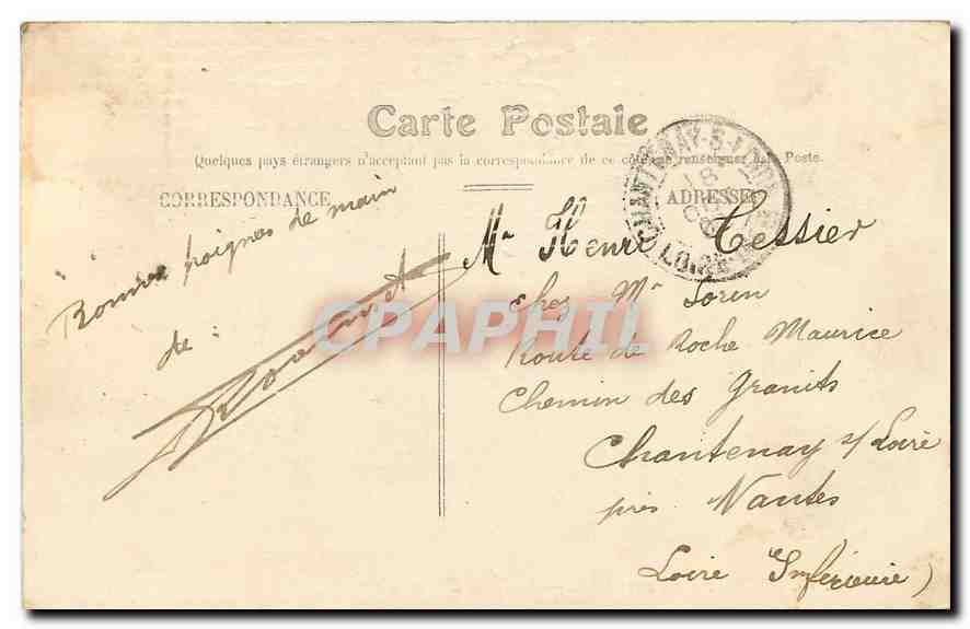 CPA Rochefort sur Mer La Salle d'Armes  — Back