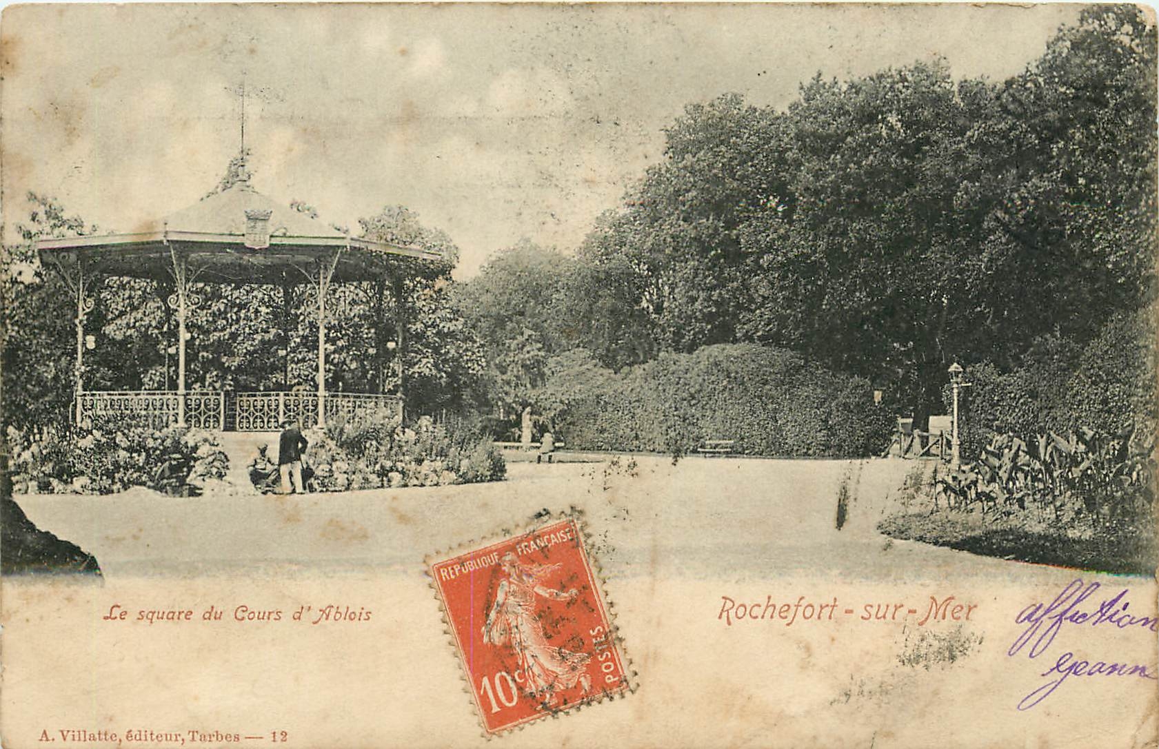 CPA Le square du Cours d'Ablois Rochefort sur Mer 