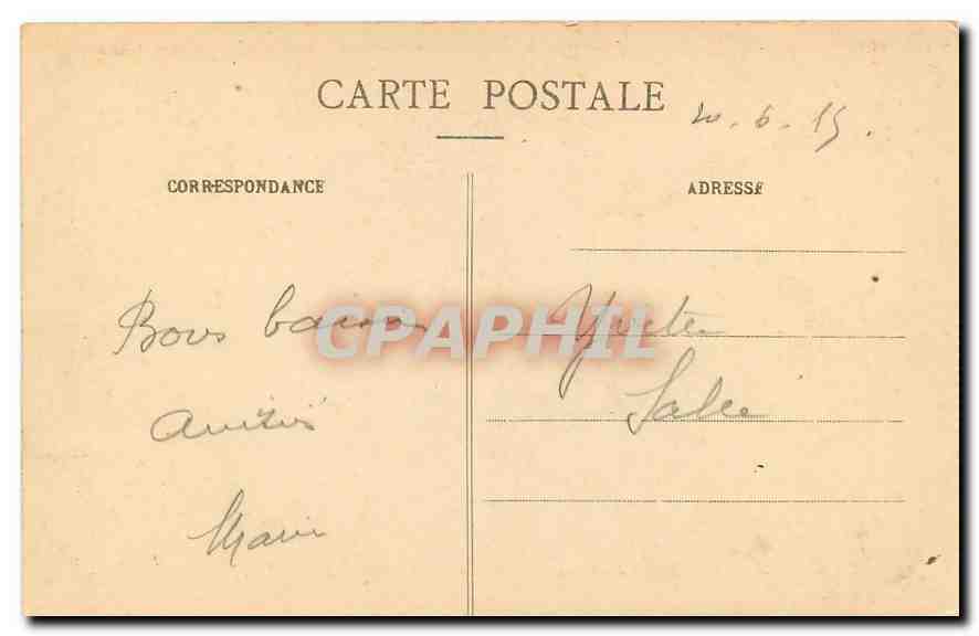CPA La Rochelle Le Jardin des Plantes  — Verso