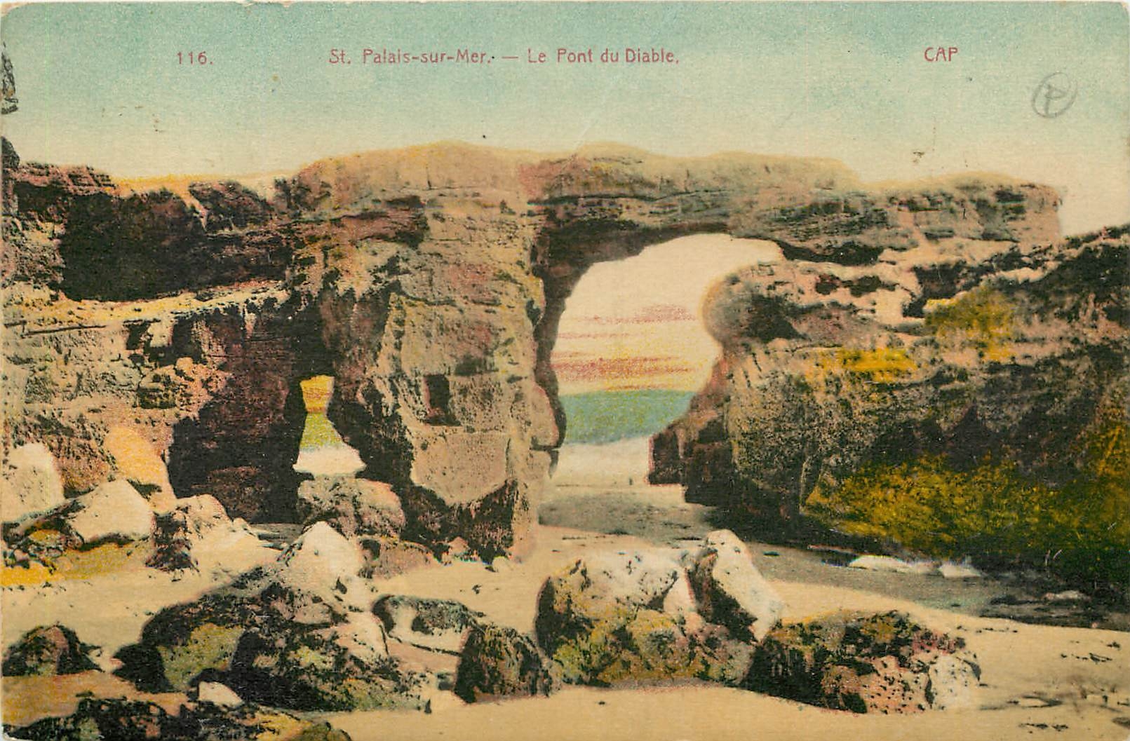 CPA St Palais sur Mer Le Pont du Diable 