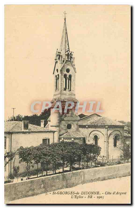 CPA St Georges de Didonne Cote d'Argent L'Eglise 
