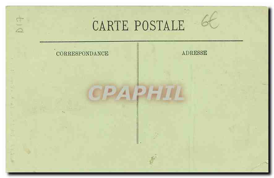 CPA La Rochelle Rue de la Grosse Horloge  — Verso