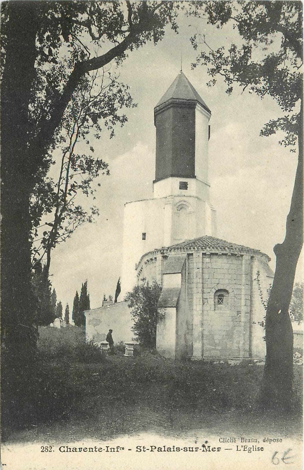 CPA Charente Inf St Palais sur Mer L'Eglise 