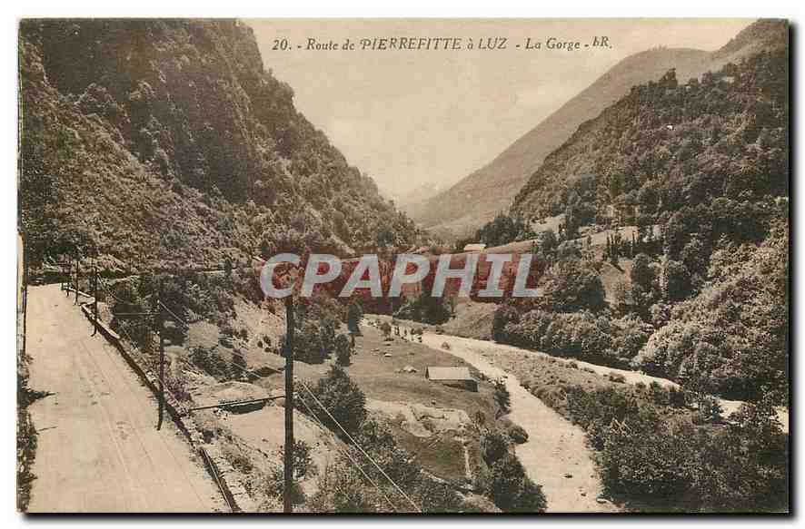 Route de Pierrefitte à Luz - La Gorge - HR - Recto