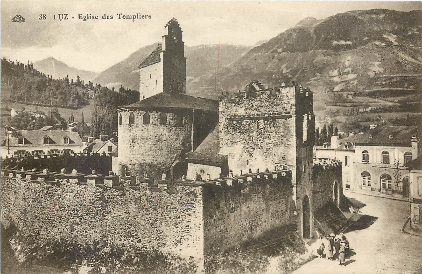 CPA Luz Eglise des Templiers 