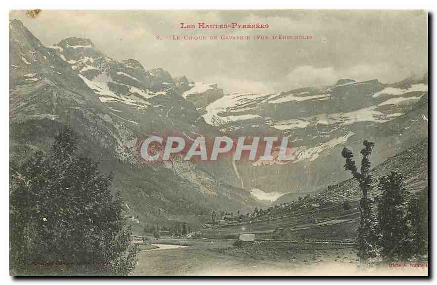 CPA Les Hautes Pyrenees Le Cirque de Gavarnie Vue d'ensemble 