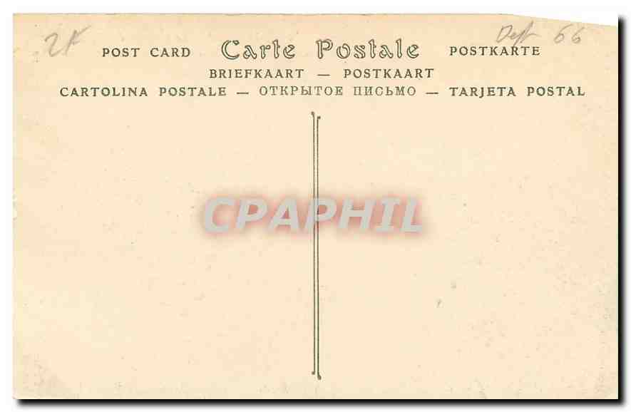 CPA Vernet les Bains Le Paradis des Pyrenees Vue de la Vallee de Vernet les Bains et du Canigou  — Rückseite