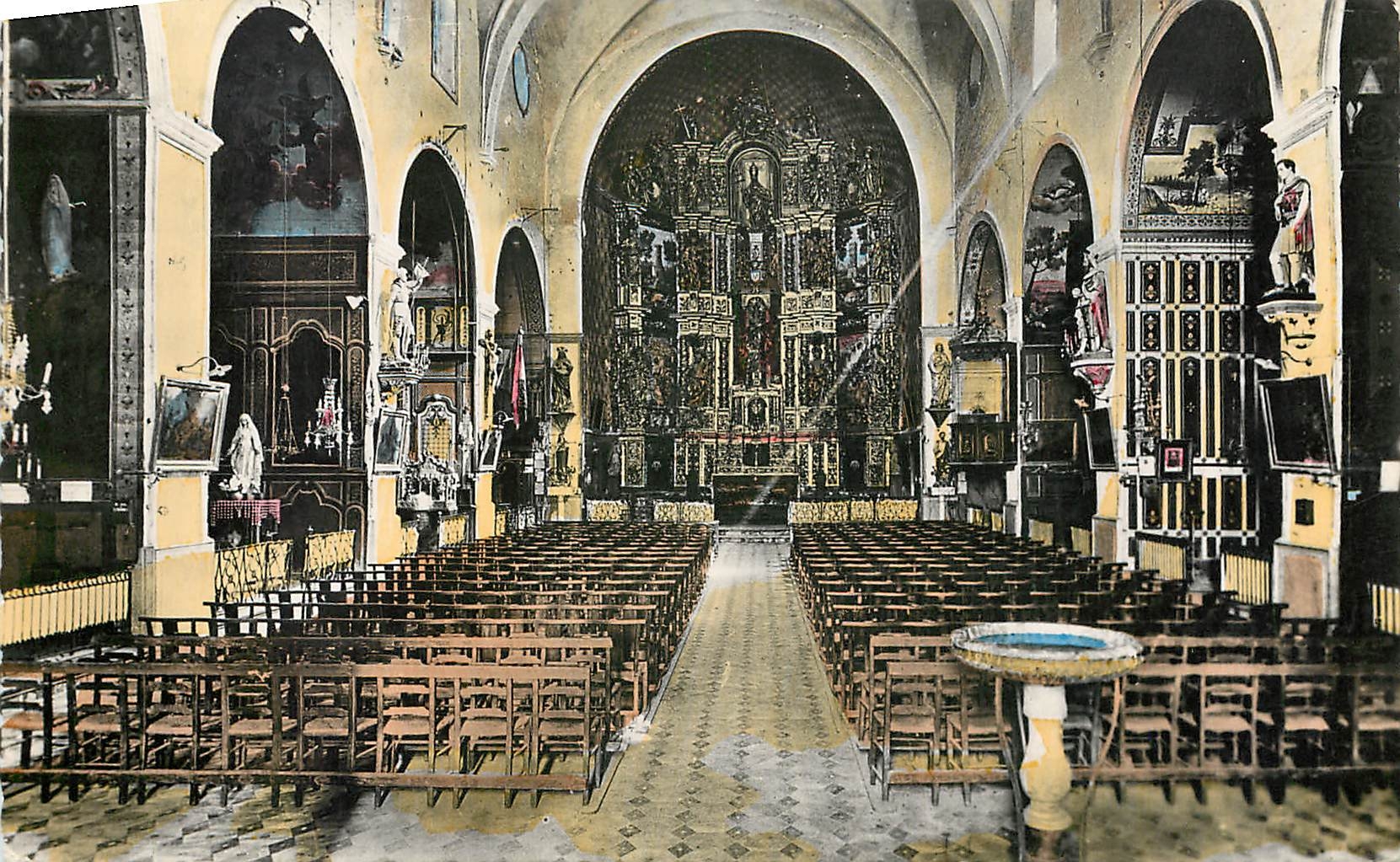 CPA Collioure P O Interieur de l'Eglise 