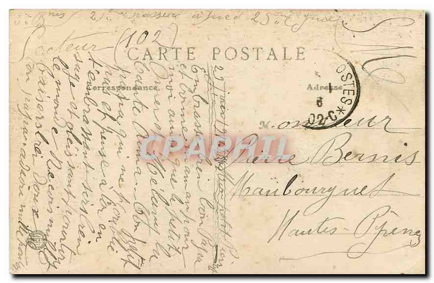CPA Hesdin P de C Interieur de l'Hotel de Ville Cheminee ancienne  — Back