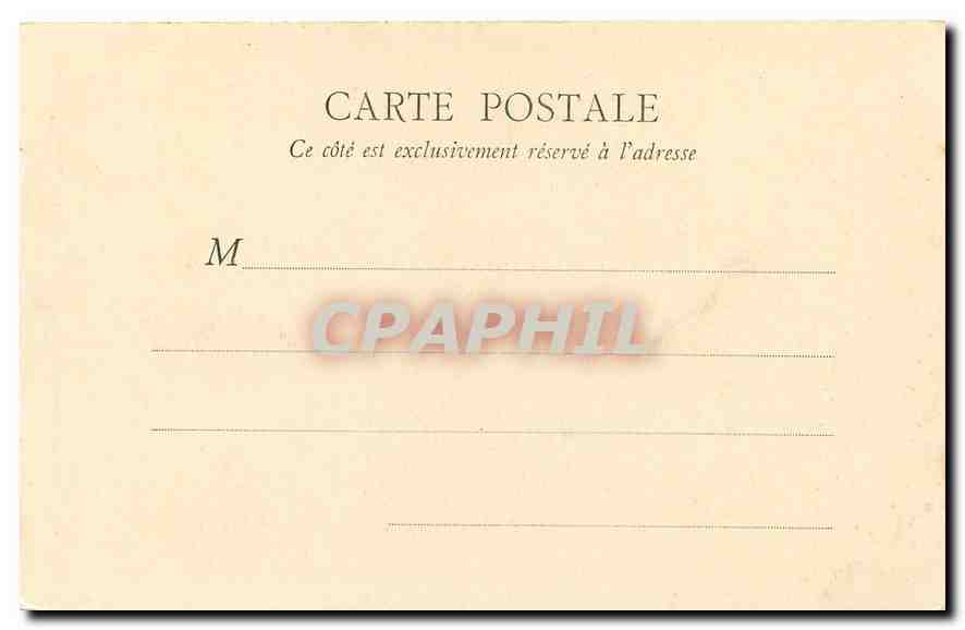 CPA Mont Dore Le Capuein  — Rückseite