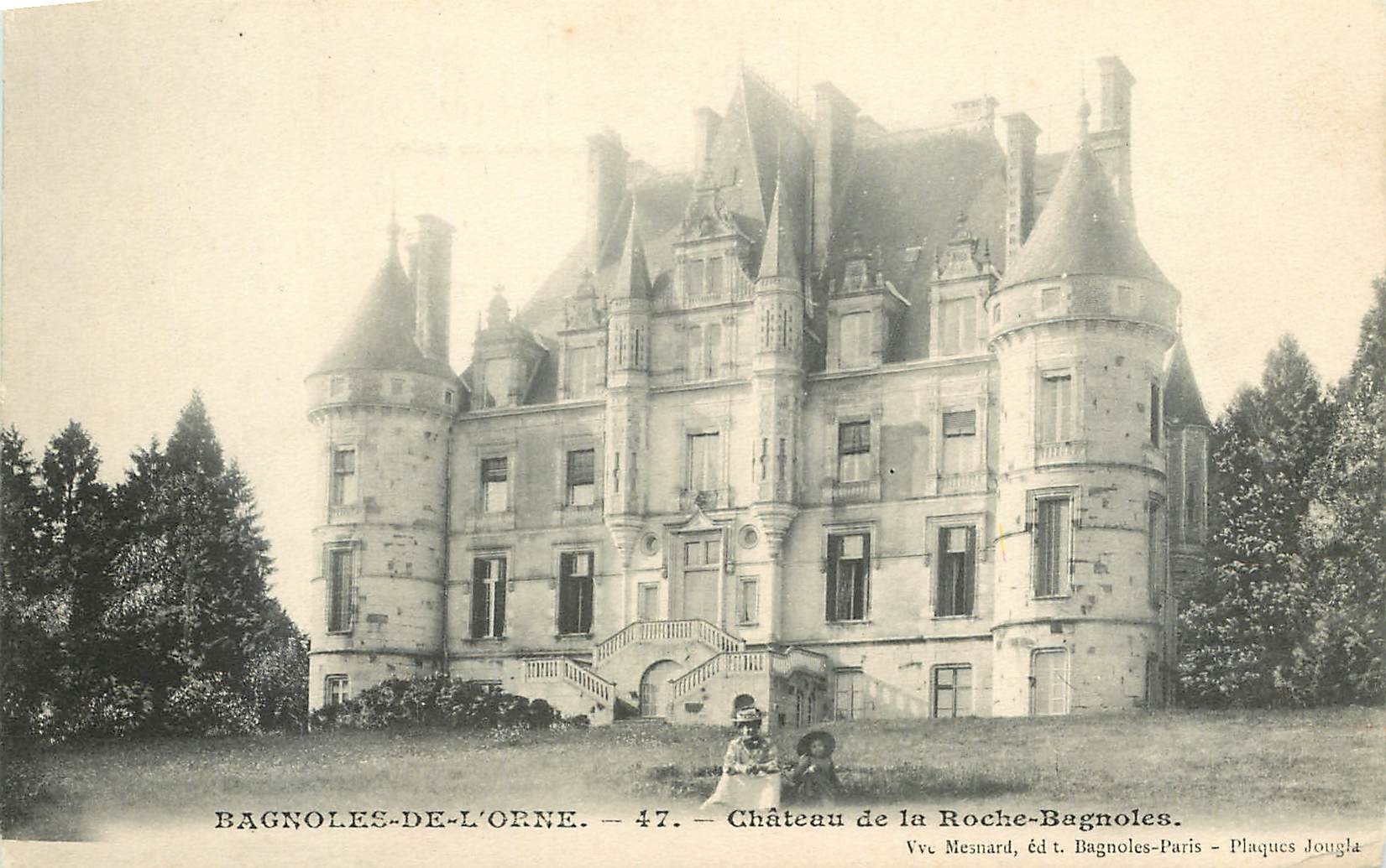 CPA Bagnoles de L'Orne Chateau de la Roche Bagnoles 