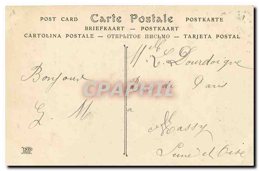 Bagnoles-de-l'Orne — Le Grand Hôtel de l'Établissement Thermal — éditeur ND — Rückseite