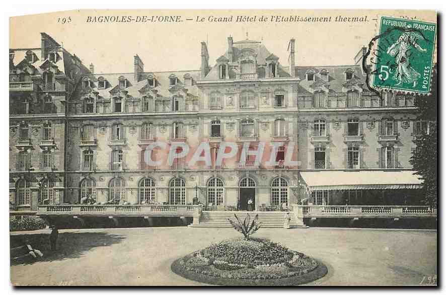 CPA Bagnoles de L'Orne Le Grand Hotel de l'Etablissement thermal 