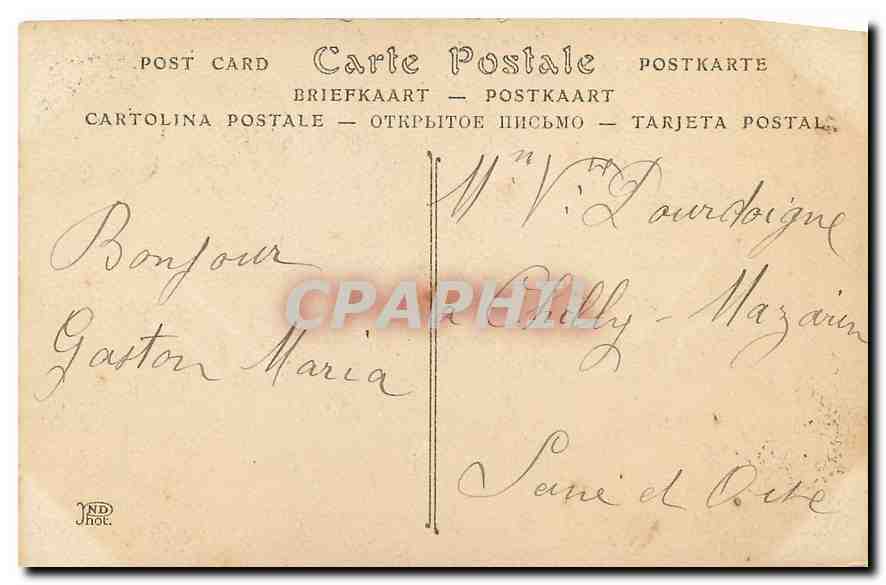 CPA Bagnoles de L'Orne Le Grand Hotel de l'Etablissement thermal  — Rückseite