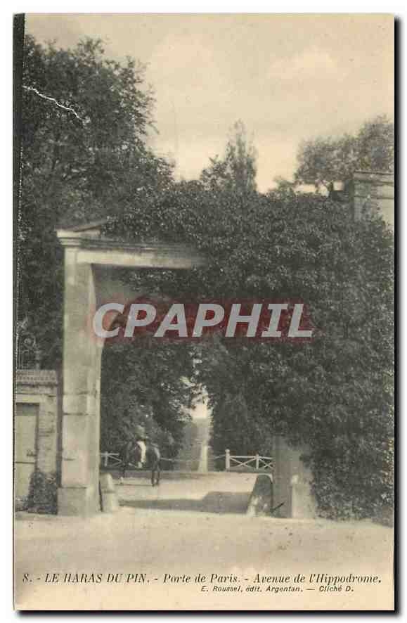 CPA Le Haras du Pin Porte de Paris Avenue de l'Hippodrome 